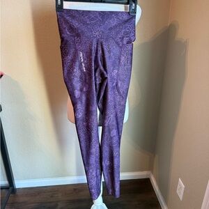 Pearl Izumi Floral Purple Leggings